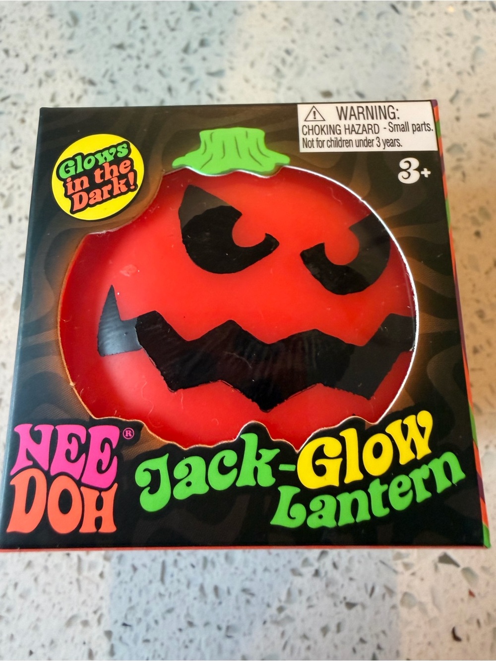 🔥NeeDoh Jack-Glow Lantern Orange sensory Toy Sold Out Rare Viral Authentic 🔥